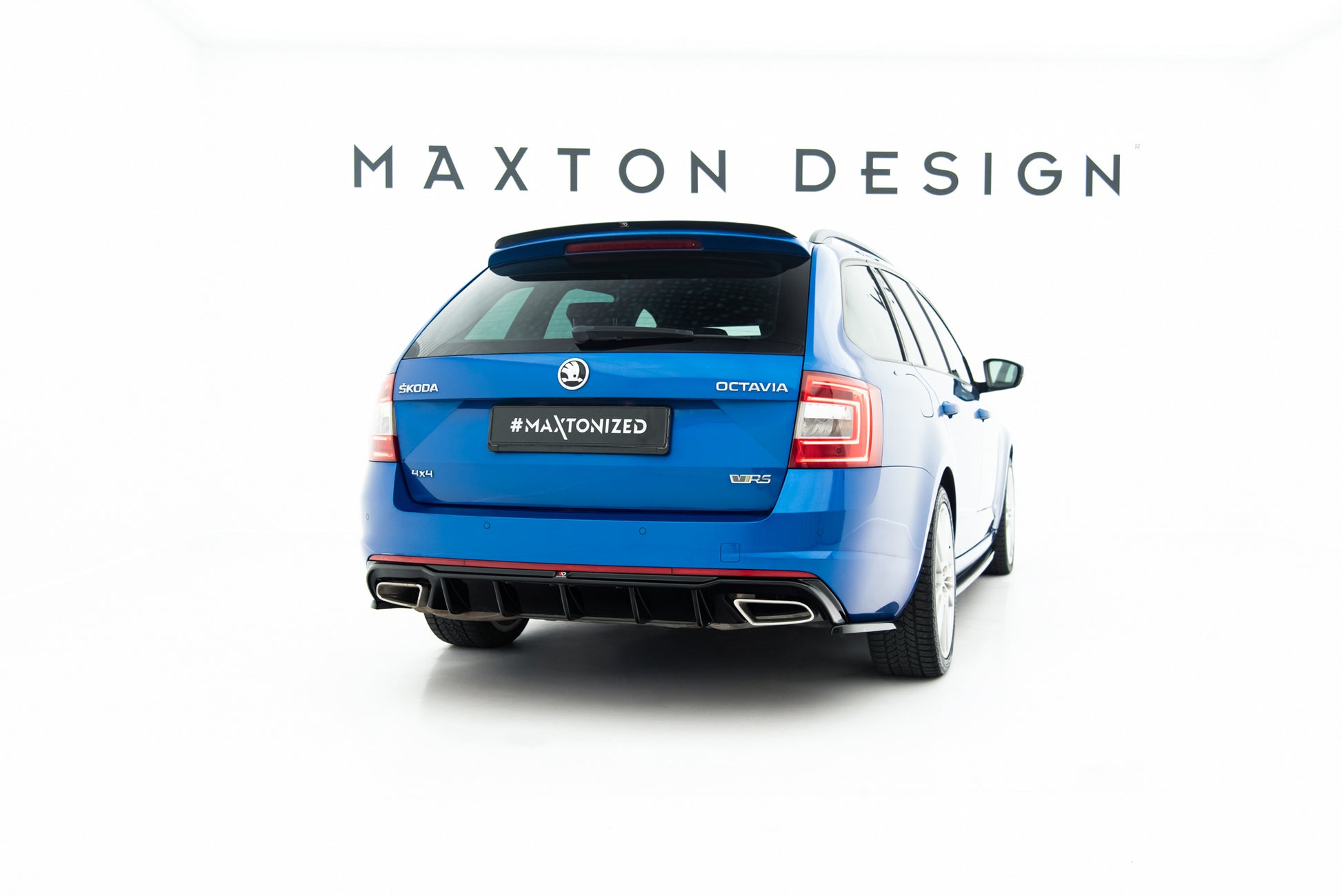 Diffusor Heck Ansatz V.2 für Skoda Octavia RS Mk3 / Mk3 FL Hatchback / Kombi