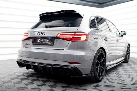 Diffusor Heck Ansatz V.2 für Audi RS3 8V Sportback Facelift
