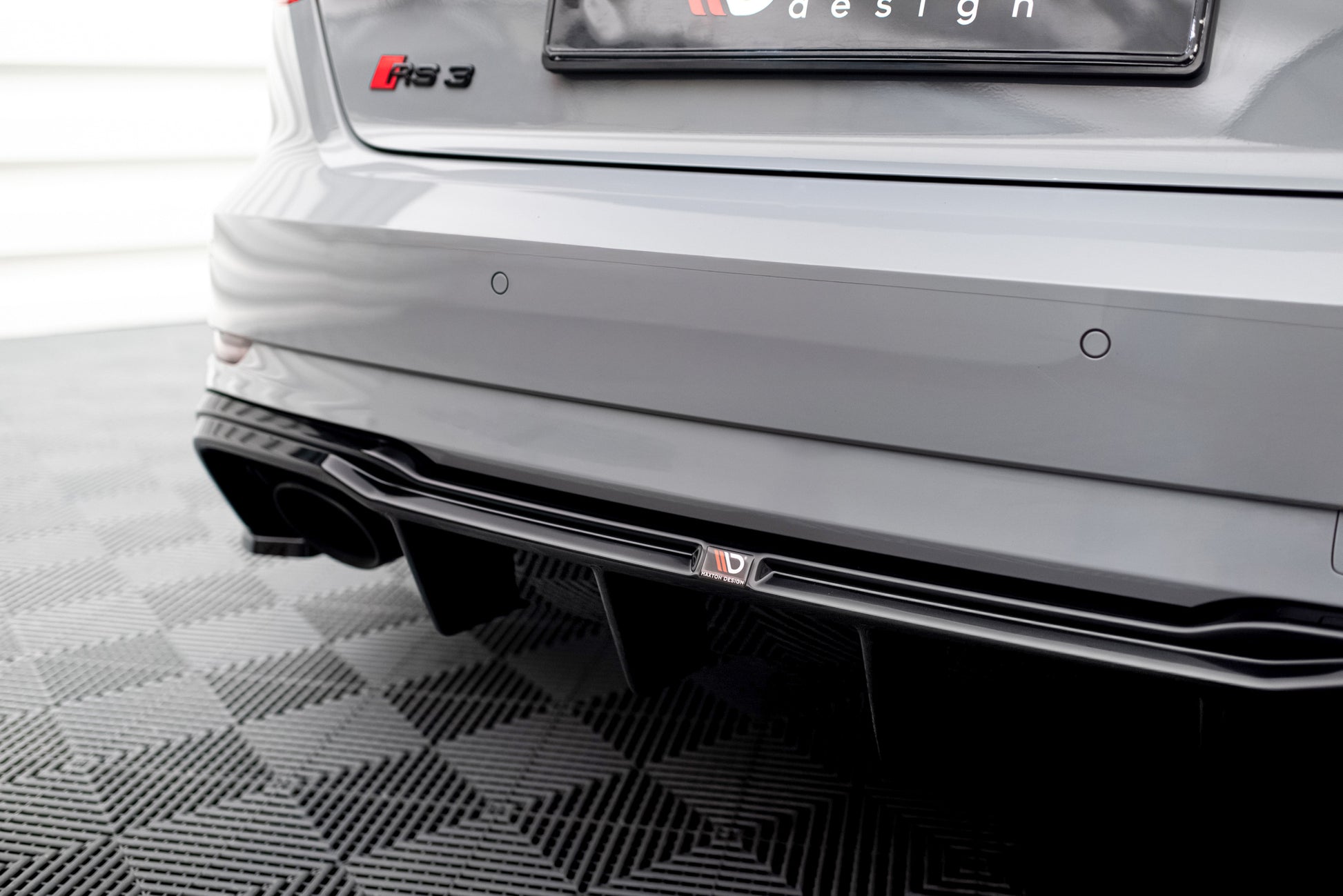 Diffusor Heck Ansatz V.2 für Audi RS3 8V Sportback Facelift