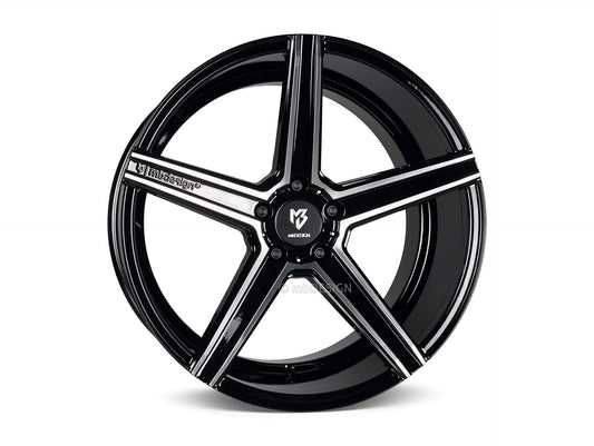 mbDesign Alufelgen MB KV1 DC 19 Zoll - schwarz glänzend poliert - gepfeffert.com