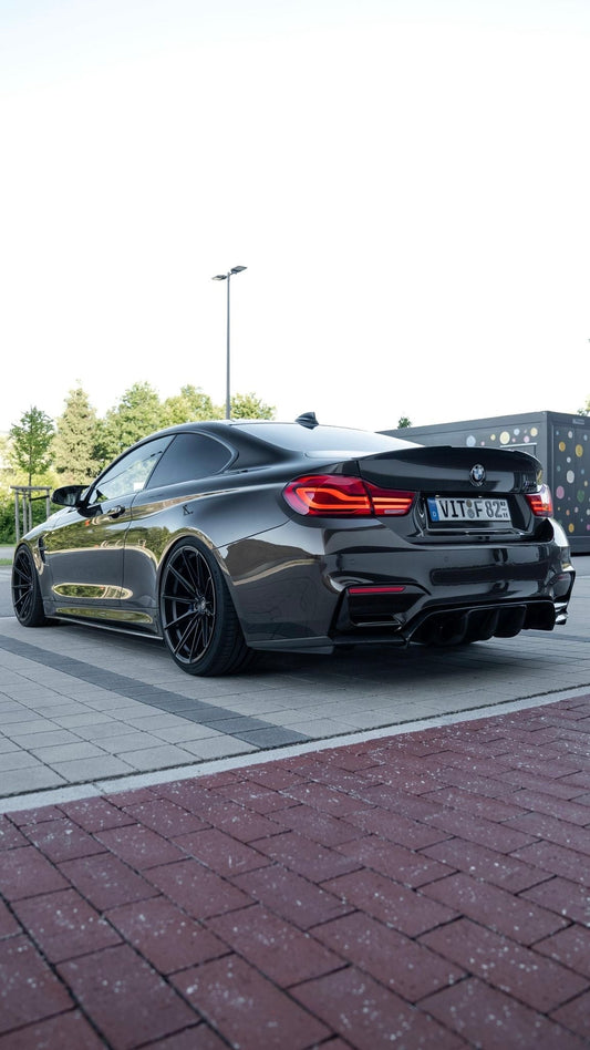 CPG Heckdiffuser mit Sideblades Carbon passend für  BMW M3 M4 F80 F82 F83