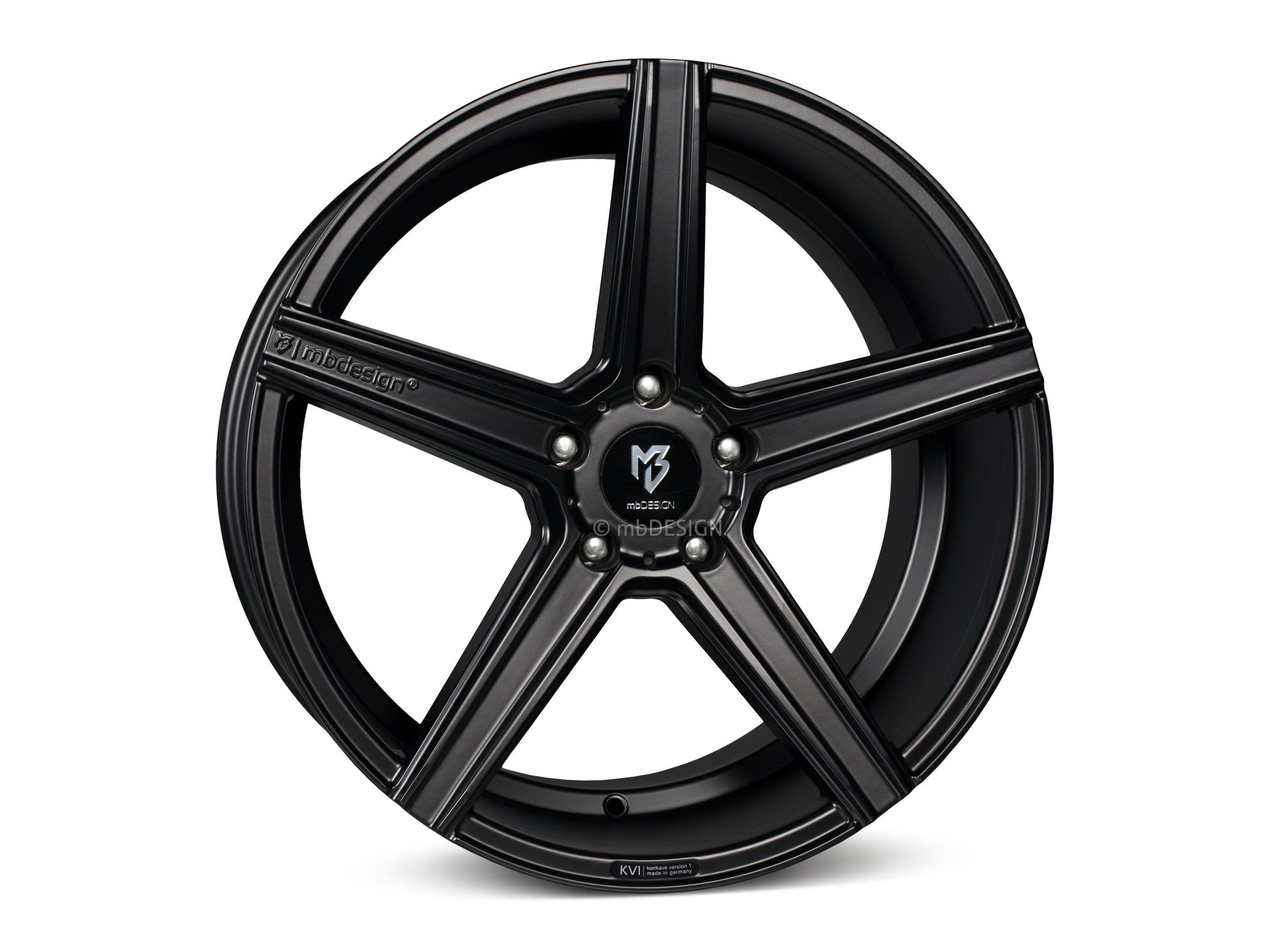 mbDesign Alufelgen MB KV1 19 Zoll - schwarz seidenmatt - gepfeffert.com
