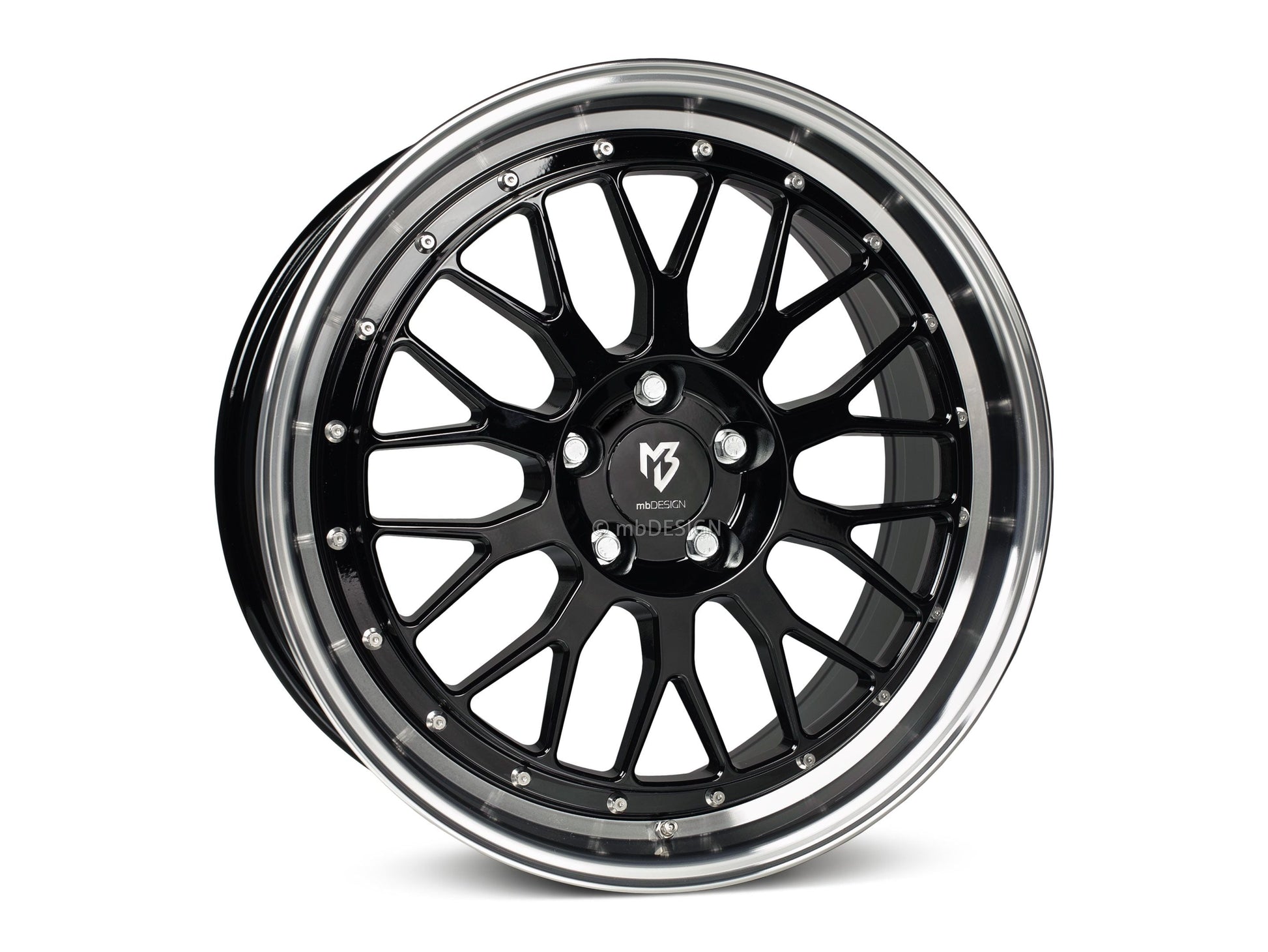 mbDesign Alufelgen MB LV1 18 Zoll - schwarz glänzend poliert - gepfeffert.com