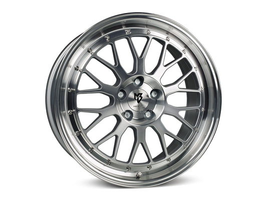 mbDesign Alufelgen MB LV1 18 Zoll - silber glänzend voll poliert - gepfeffert.com
