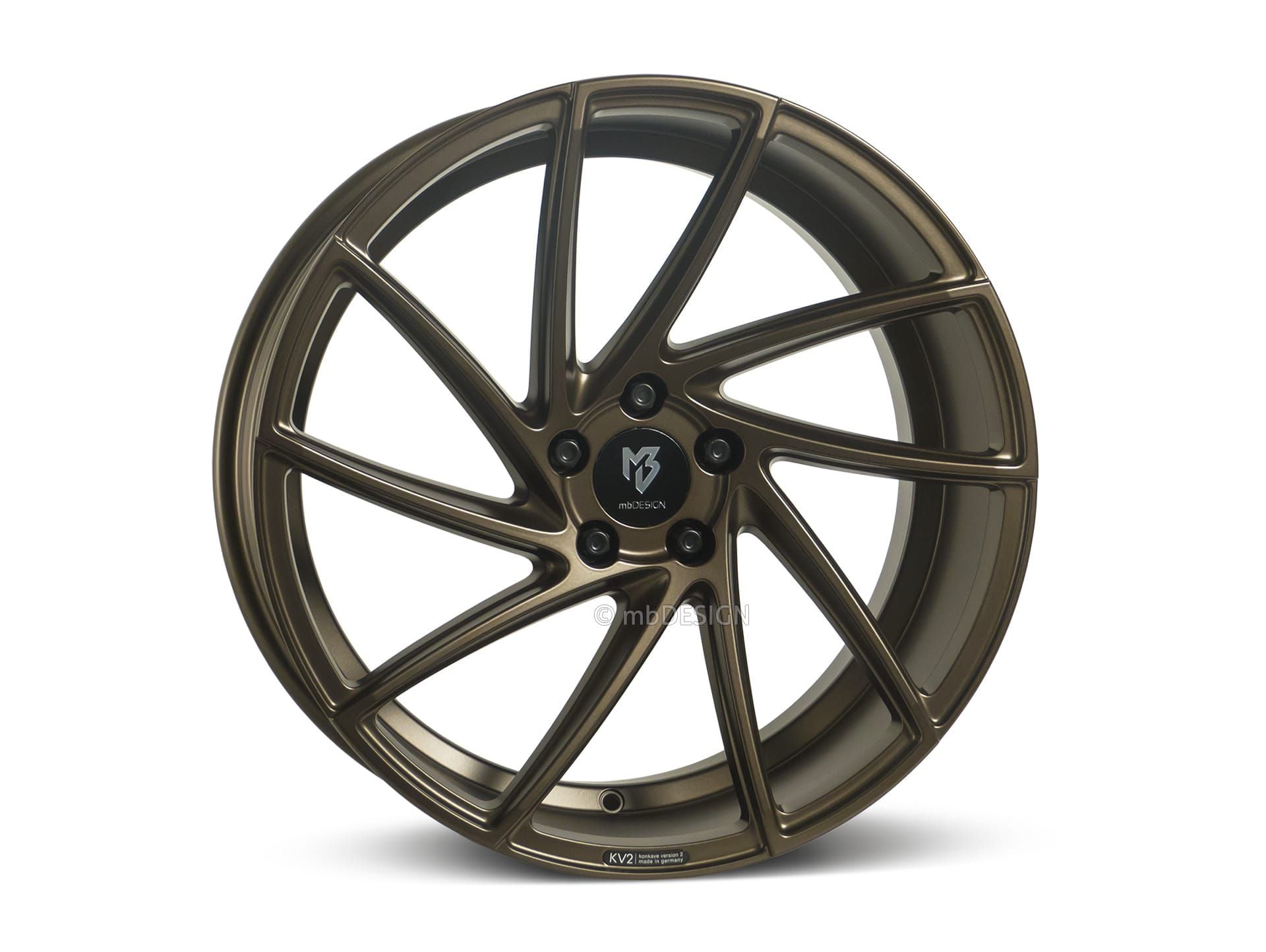 mbDesign Alufelgen MB KV2 19 Zoll - bronze seidenmatt - gepfeffert.com