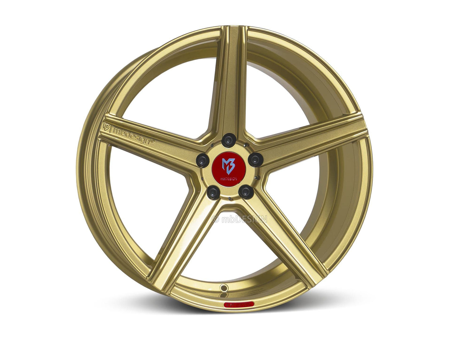 mbDesign Alufelgen MB KV1 19 Zoll - gold glänzend - gepfeffert.com