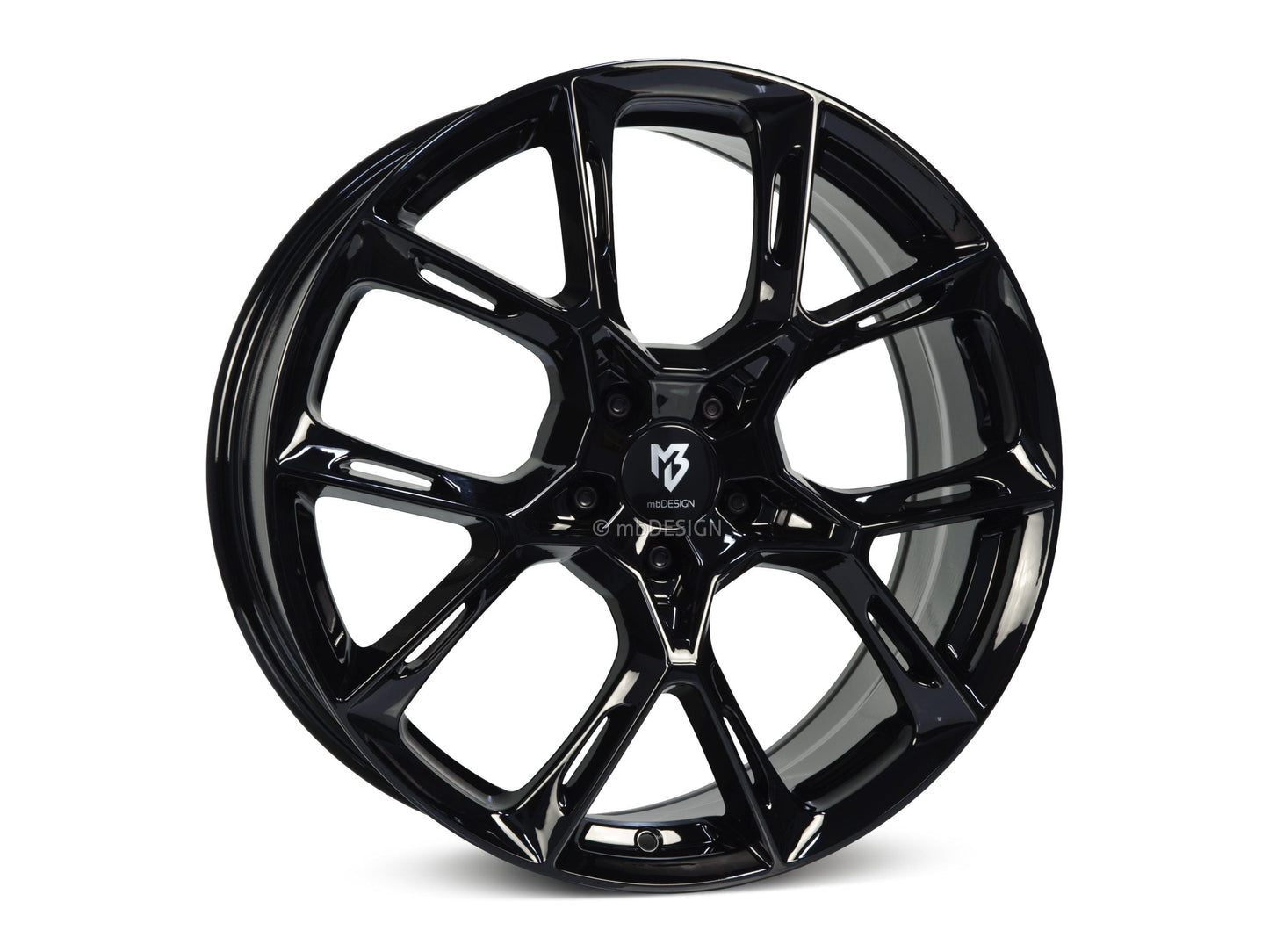 mbDesign Alufelgen MB KX1 20 Zoll - schwarz glänzend