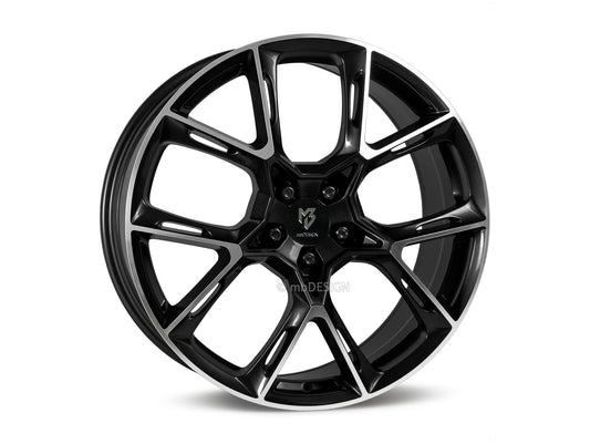 mbDesign Alufelgen MB KX1 20 Zoll - schwarz glänzend poliert