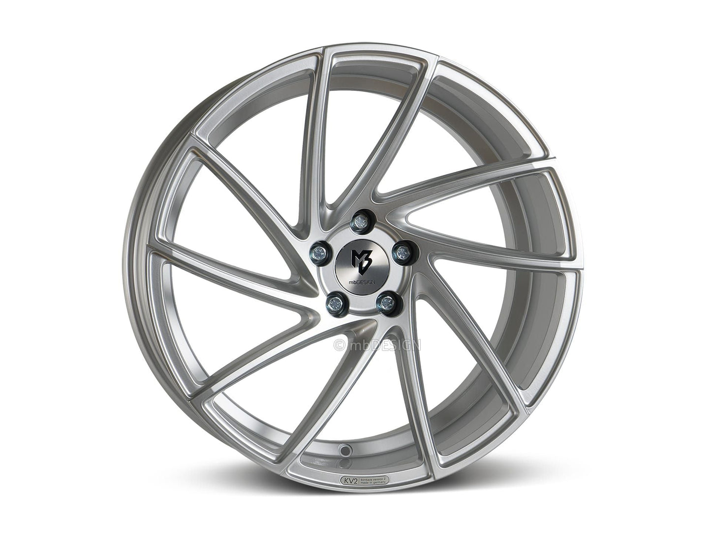 mbDesign Alufelgen MB KV2 20 Zoll - silber glänzend