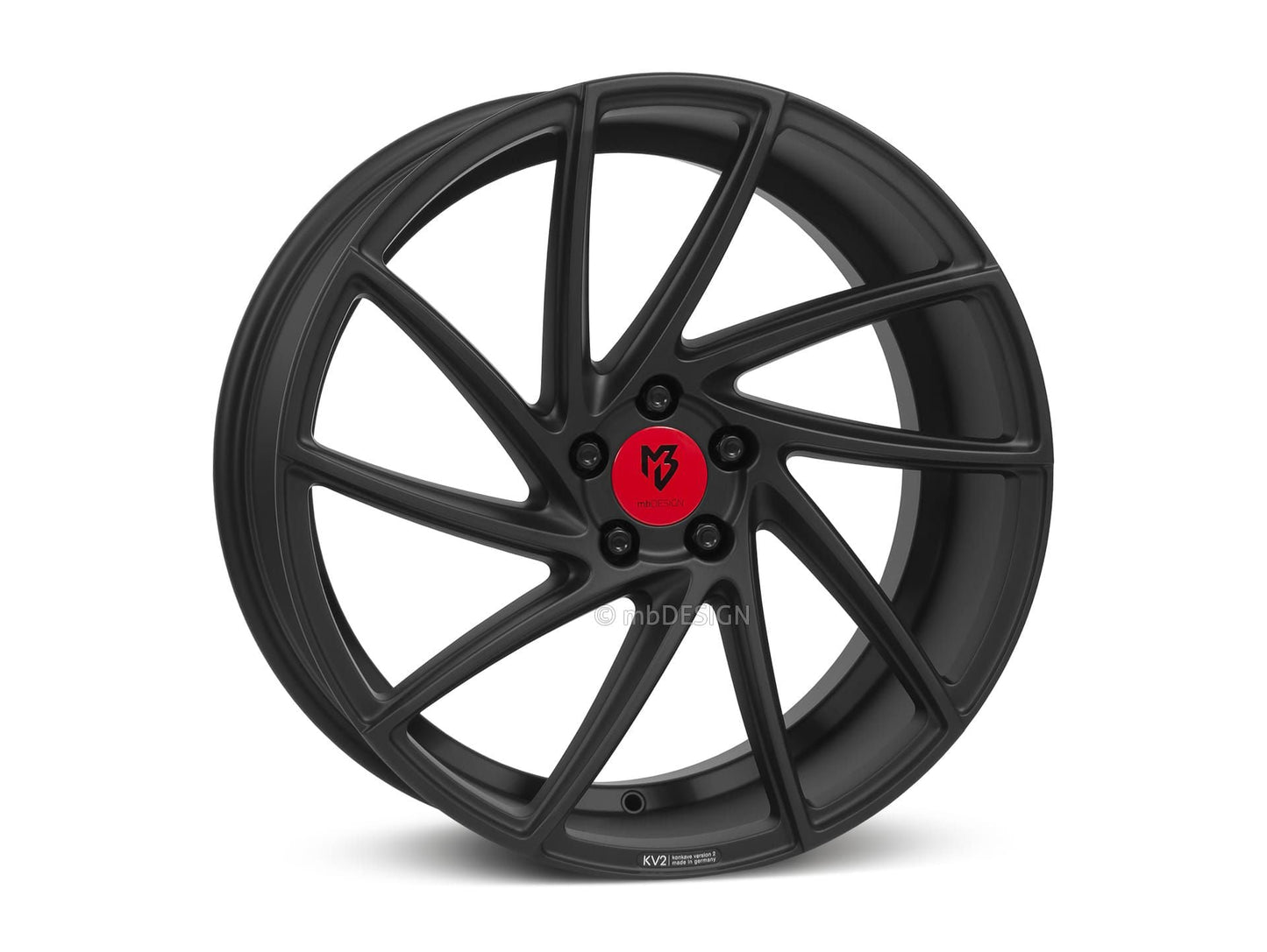 mbDesign Alufelgen MB KV2 20 Zoll - schwarz stumpfmatt