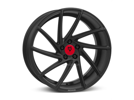 mbDesign Alufelgen MB KV2 20 Zoll - schwarz stumpfmatt