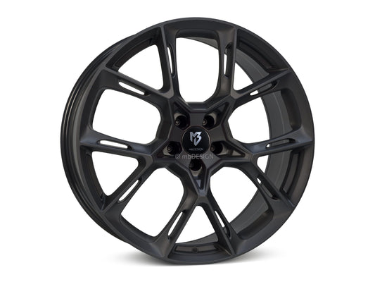 mbDesign Alufelgen MB KX1 20 Zoll - schwarz stumpfmatt