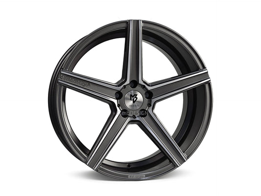 mbDesign Alufelgen MB KV1 19 Zoll - grau glänzend poliert - gepfeffert.com
