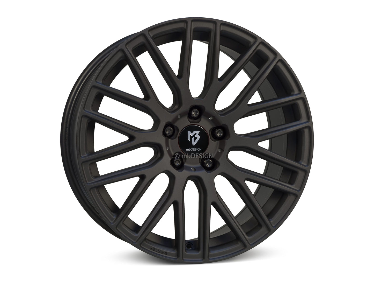 mbDesign Alufelgen MB KV4 18 Zoll - schwarz stumpfmatt - gepfeffert.com