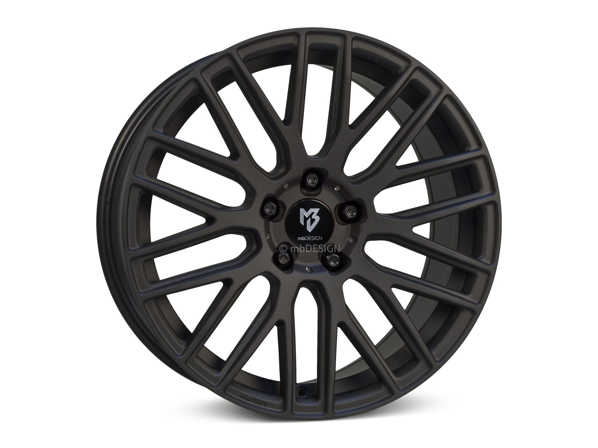 mbDesign Alufelgen MB KV4 18 Zoll - schwarz stumpfmatt - gepfeffert.com