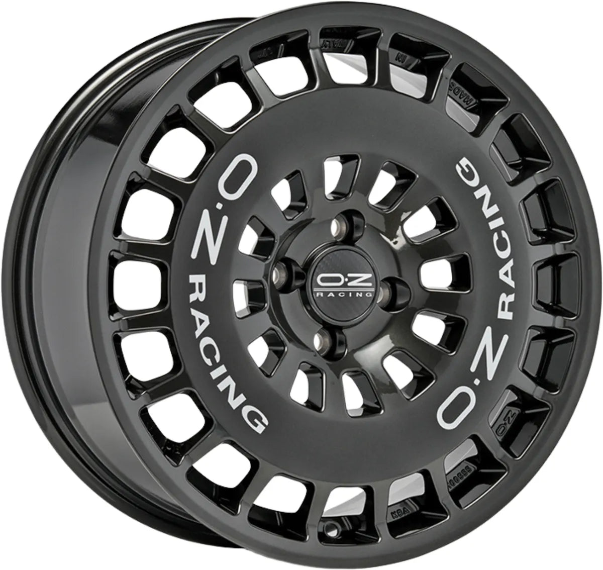 OZ Rr40 Hyper Titatnium + Silver Lettering