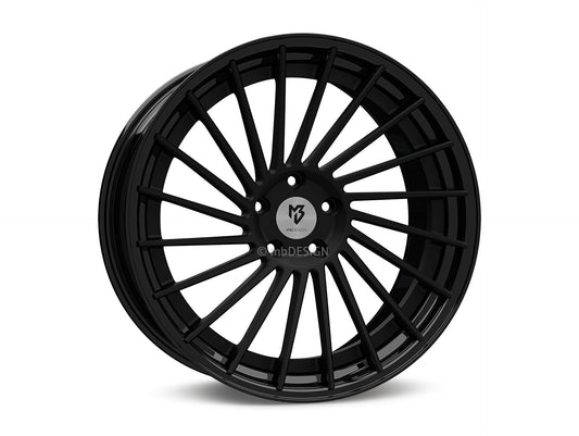 mbDesign Alufelgen MB VR3.2 DC 2-tlg 20 Zoll - schwarz stumpfmatt/schwarz glänzend