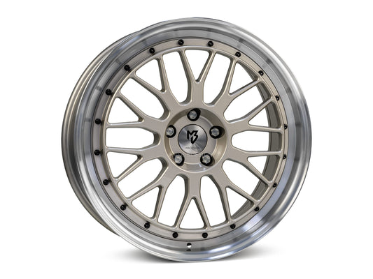 mbDesign Alufelgen MB LV1 19 Zoll - champagner glänzend poliert - gepfeffert.com