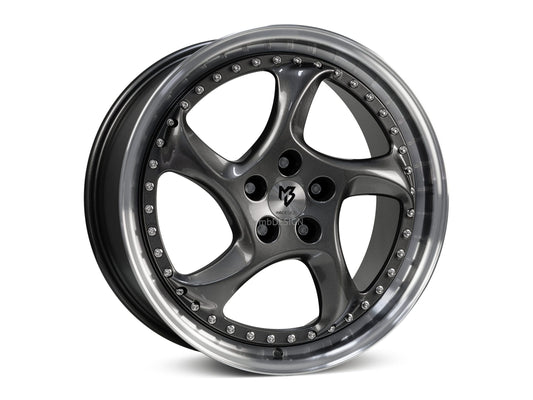 mbDesign Alufelgen MB TURBO S 19 Zoll - grau glänzend poliert