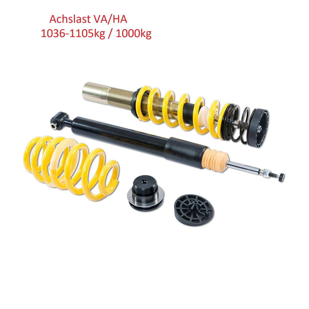 ST XA Stahl verzinkt (mit Härteverstellung) für Golf VI / Leon 1P 35-65mm Ø55mm - gepfeffert.com