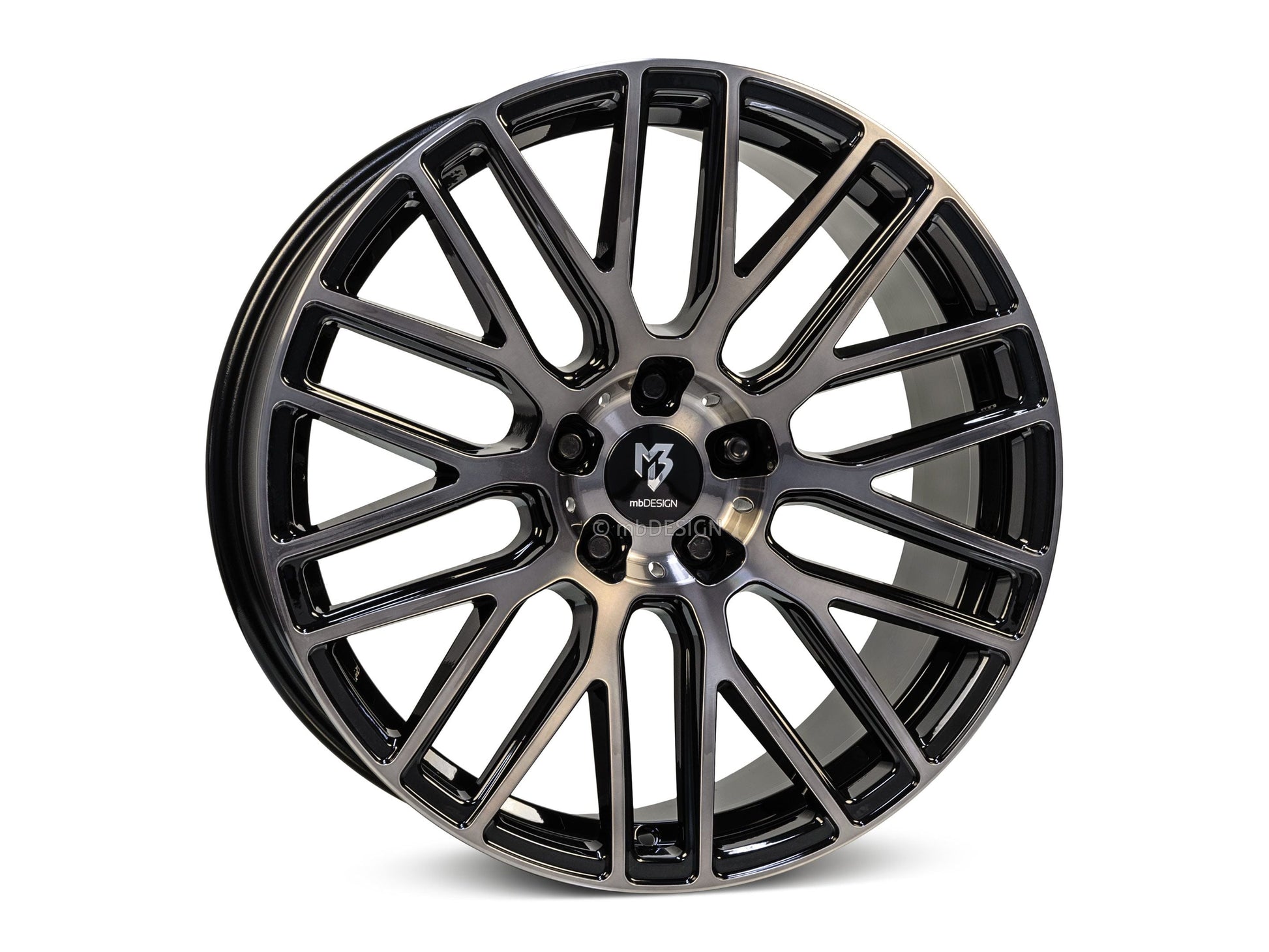 mbDesign Alufelgen MB KV4 18 Zoll - schwarz smoke poliert - gepfeffert.com