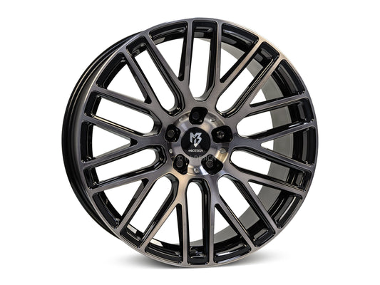 mbDesign Alufelgen MB KV4 22 Zoll - schwarz smoke poliert