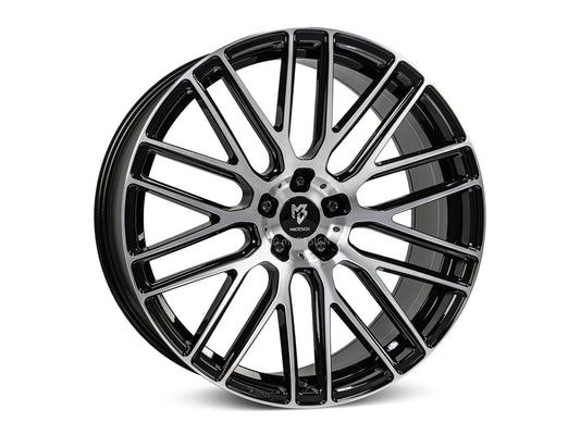 mbDesign Alufelgen MB KV4 22 Zoll - schwarz glänzend poliert