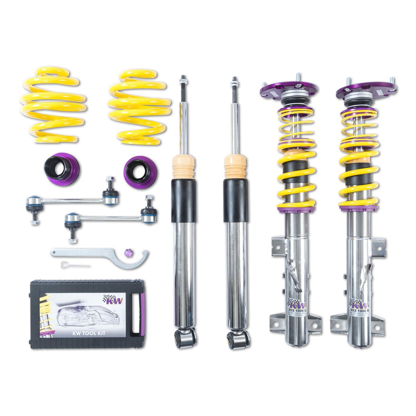 KW V1 / V2 / V3 / V4 & ST X / XA / XTA Gewindefahrwerke BMW M3 (E46)