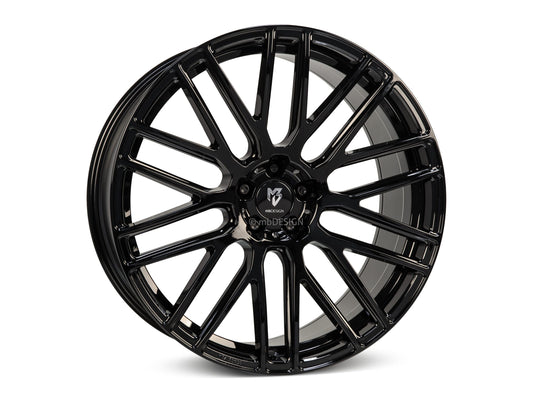 mbDesign Alufelgen MB KV4 C 22 Zoll - schwarz glänzend