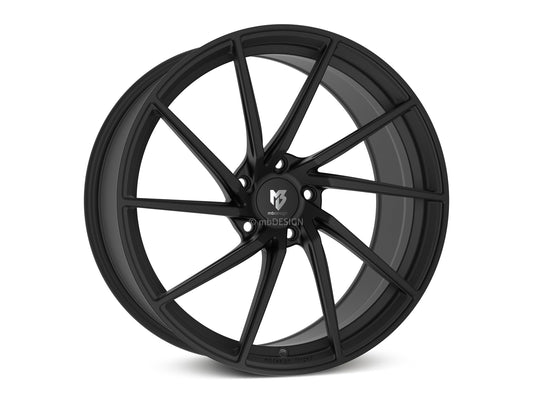 mbDesign Alufelgen MB SF2 19 Zoll - schwarz stumpfmatt