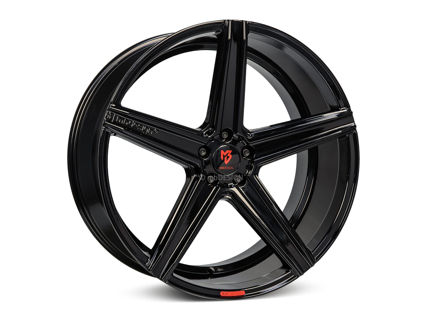 mbDesign Alufelgen MB KV1 DC 22 Zoll - schwarz glänzend