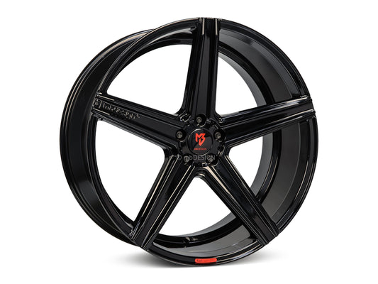 mbDesign Alufelgen MB KV1 DC 22 Zoll - schwarz glänzend