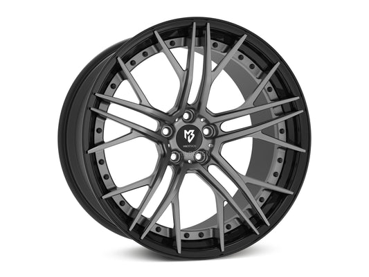 mbDesign Alufelgen MB SF1.3 DC 3-tlg 21 Zoll - grau matt/schwarz glänzend