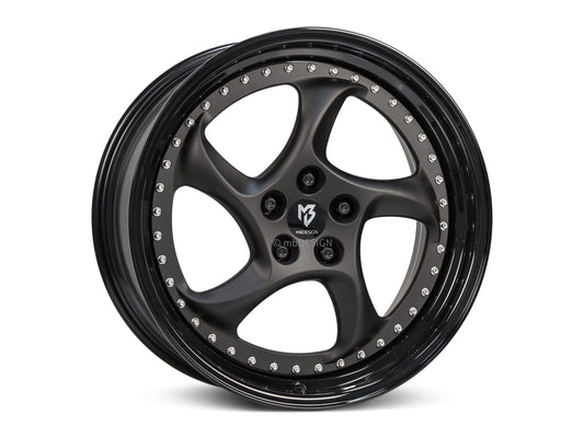 mbDesign Alufelgen MB TURBO Forged 2-tlg 20 Zoll - schwarz stumpfmatt/schwarz glänzend