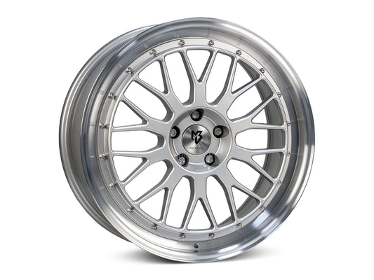 mbDesign Alufelgen MB LV1 17 Zoll - silber glänzend poliert - gepfeffert.com