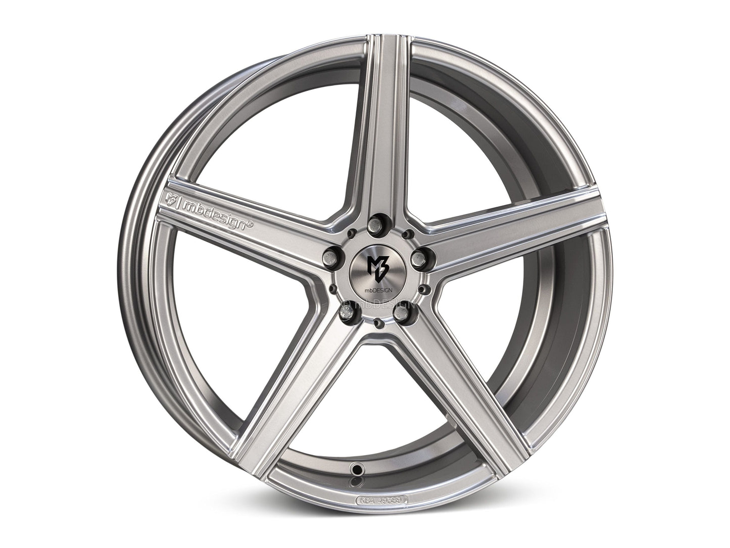 mbDesign Alufelgen MB KV1 19 Zoll - silber glänzend - gepfeffert.com