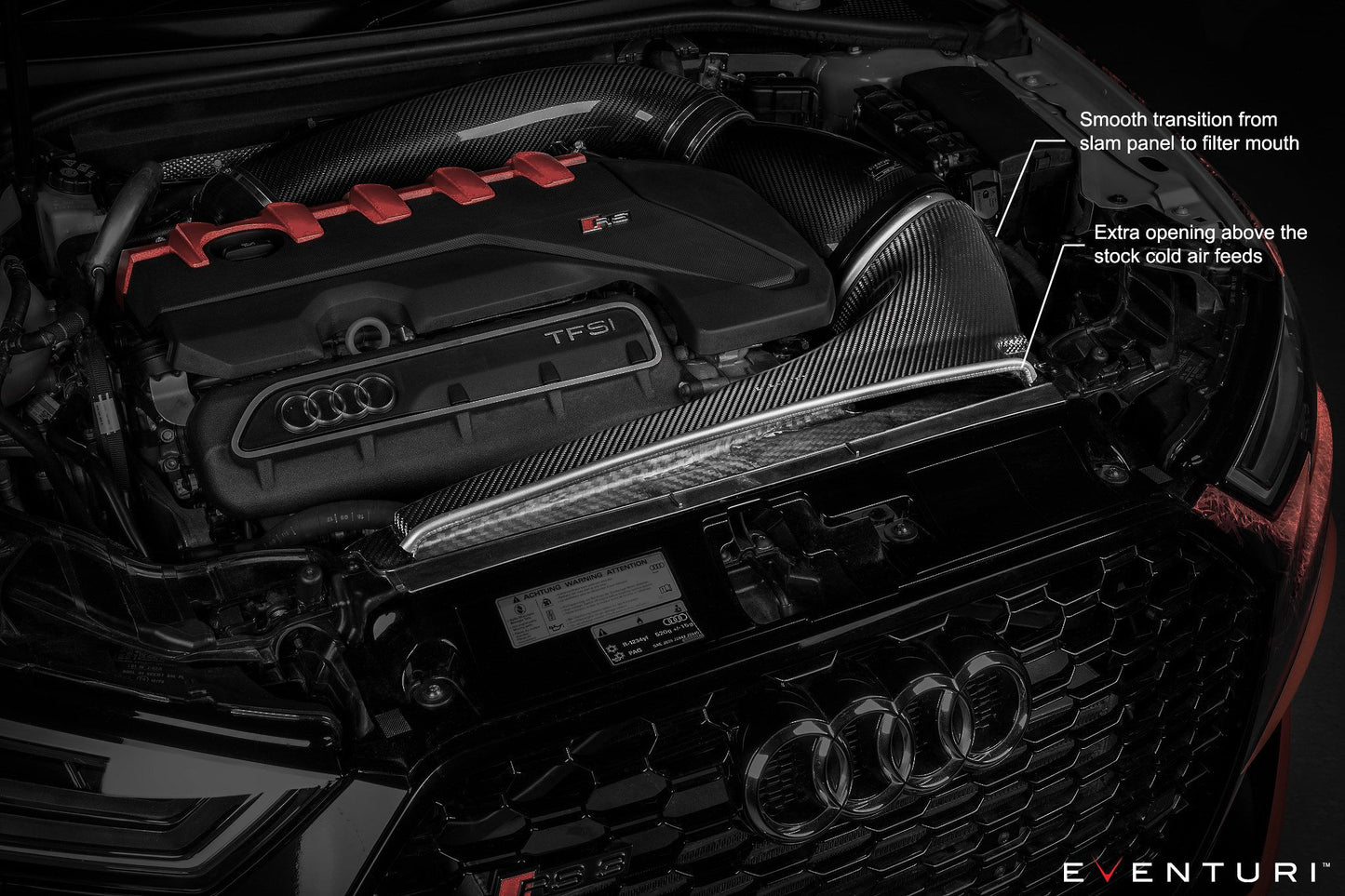 Eventuri Carbon Ansaugsystem STAGE 3 für Audi TTRS /  RS3 Facelift