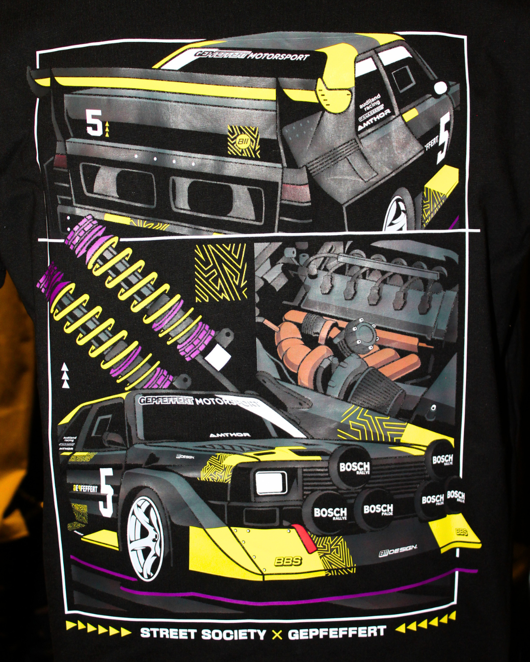gepfeffert.com x Street Society - T-Shirt Audi S1