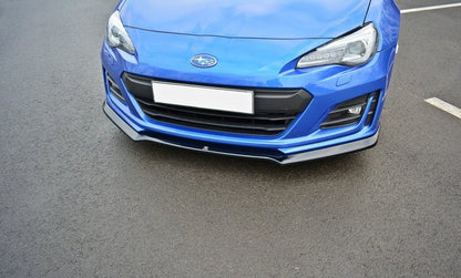Front Ansatz V.2 für Subaru BRZ Mk1 Facelift schwarz Hochglanz