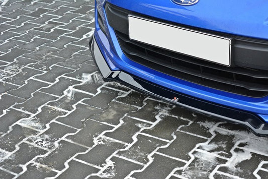 Front Ansatz V.2 für Subaru BRZ Mk1 Facelift schwarz Hochglanz