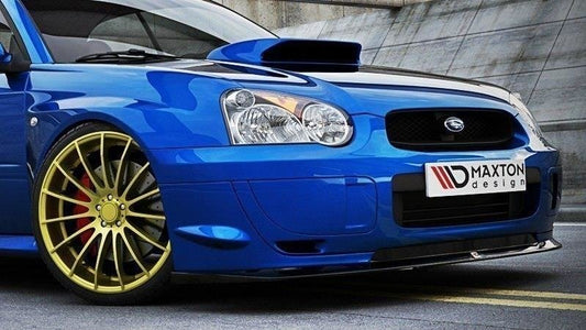 Front Ansatz für Subaru Impreza WRX STI (BLOBEYE) schwarz Hochglanz