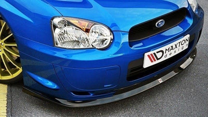 Front Ansatz für Subaru Impreza WRX STI (BLOBEYE) schwarz Hochglanz