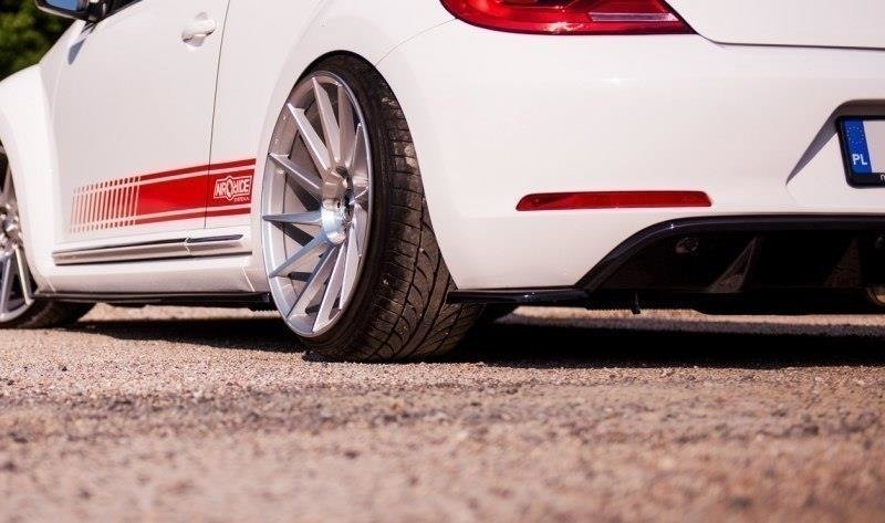 Heck Ansatz Flaps Diffusor für VW BEETLE schwarz Hochglanz