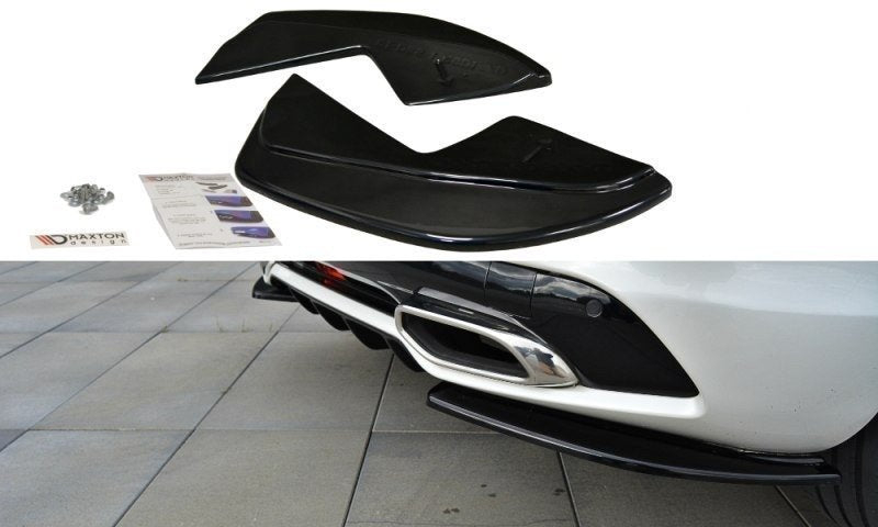 Heck Ansatz Flaps Diffusor für CITROEN DS5 FACELIFT, PREFACE schwarz matt