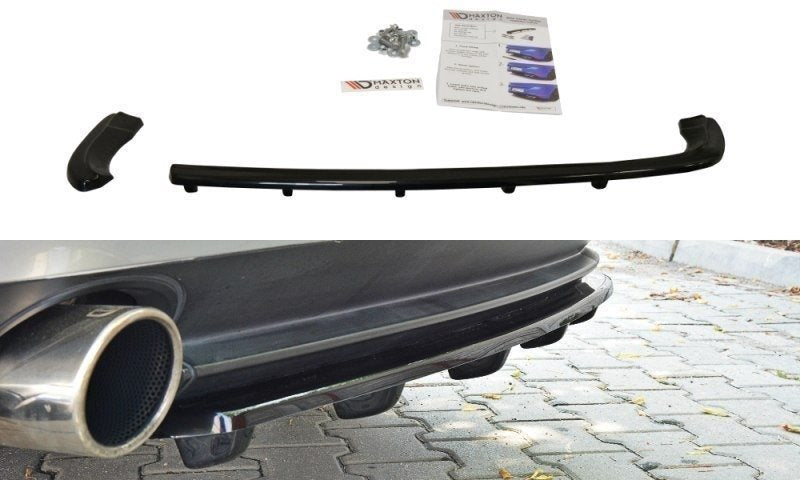 Mittlerer Diffusor Heck Ansatz für ALFA ROMEO 159 im DTM LOOK schwarz matt