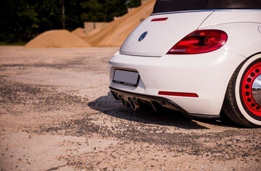 Diffusor Heck Ansatz für VW BEETLE schwarz Hochglanz