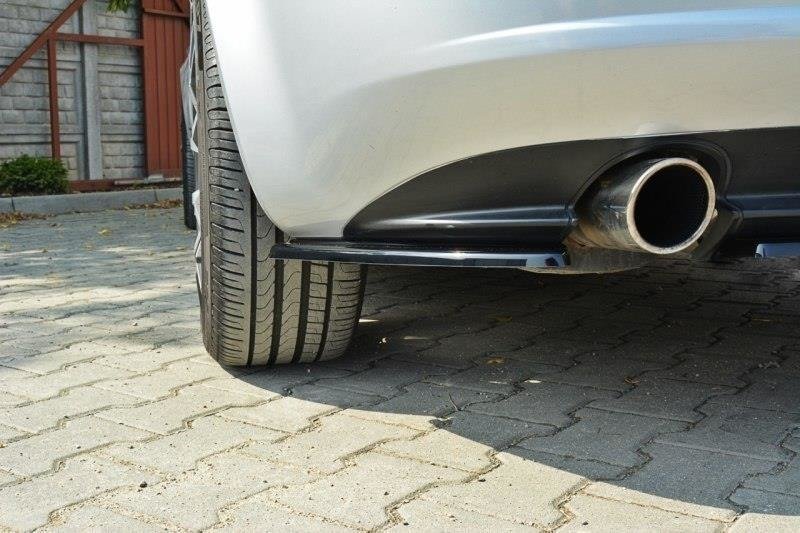 Mittlerer Diffusor Heck Ansatz für ALFA ROMEO 159  schwarz Hochglanz