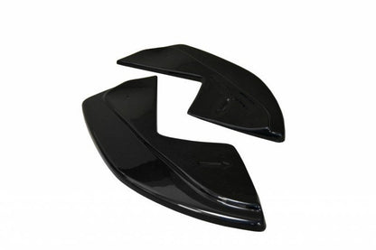 Heck Ansatz Flaps Diffusor für CITROEN DS5 FACELIFT, PREFACE schwarz matt