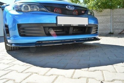 Front Ansatz V.2 für Subaru Impreza WRX STI Mk3 schwarz Hochglanz