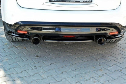 Heckansatz INFINITI QX70 schwarz Hochglanz